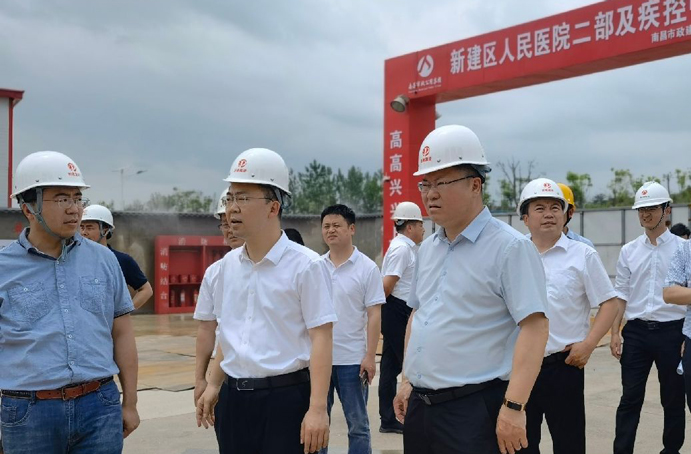 新建區(qū)委常委、常務(wù)副區(qū)長賈中強到新建區(qū)職業(yè)技術(shù)學校新校區(qū)建設(shè)項目、新建區(qū)人民醫(yī)院二部及疾控中心項目調(diào)研