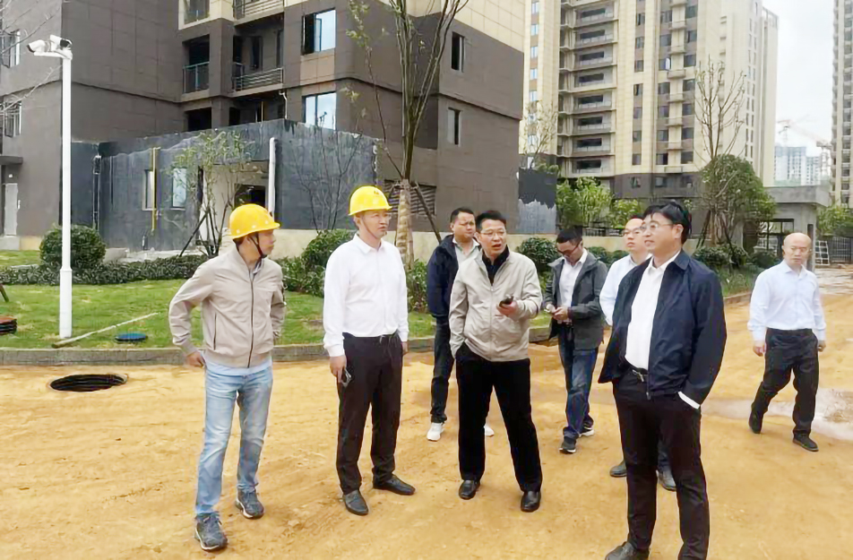 劉順保到杭州路項目、秦坊安置房項目調(diào)研